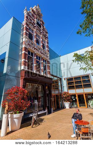 Shopping Street Haagsche Bluf In The Hague, Netherlands