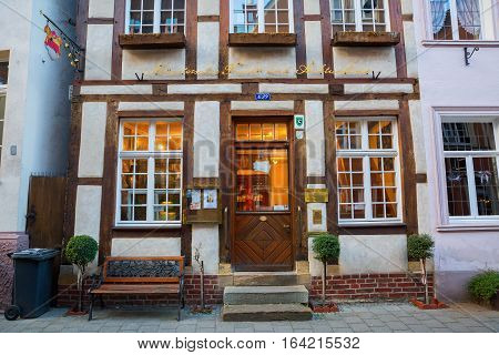 Auction House In A Historical House In Muenster, Germany