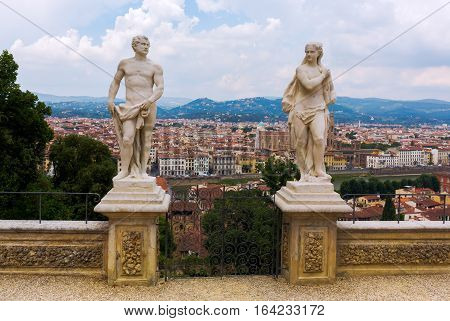 Giardino Bardini With Aerial View Over Florence