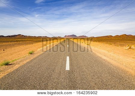 Typical Landscape Of Southern Morocco.