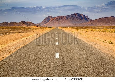 Typical Landscape Of Southern Morocco.