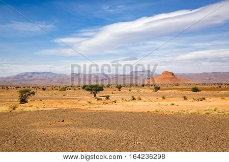 Typical Landscape Of Southern Morocco.