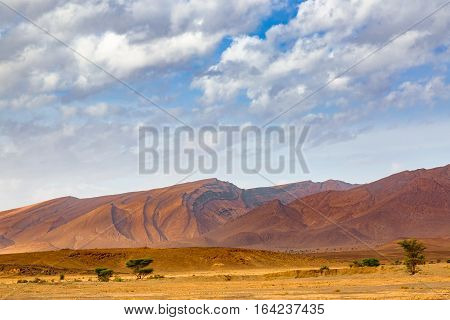 Typical Landscape Of Southern Morocco.