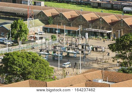 Nairobi Railway Station, Kenya, Editorial