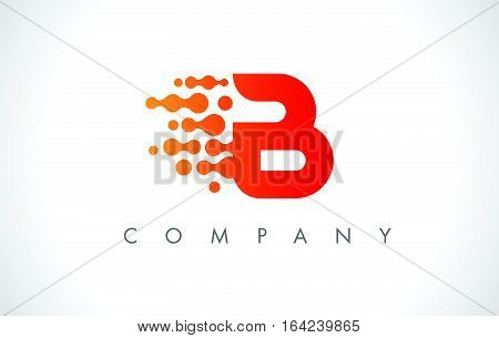 B Logo.B Letter Icon Design Vector Illustration.