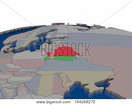 Belarus With Flag