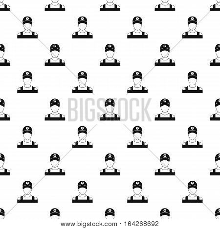 Man valet pattern. Simple illustration of man valet vector pattern for web