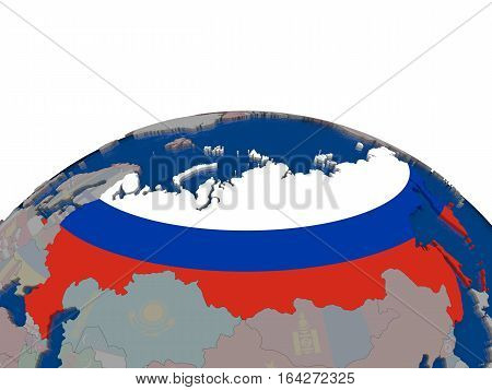 Russia With Flag