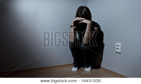 Ung kvinde lider af svær depression