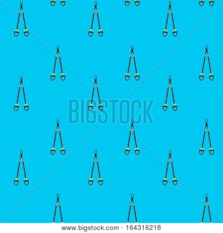 Colore trx seamless background for wall in gym. Vector illustration
