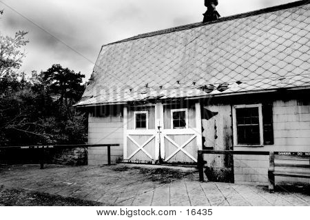 Verlassene Bauernhaus