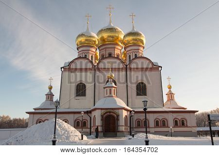 Valdai Iversky Svyatoozersky Bogoroditsky monastery in Russia