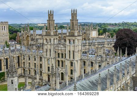 Oxford, United Kingdom - August 21, All Souls College, Oxford University On August 21, 2016 In Oxfor