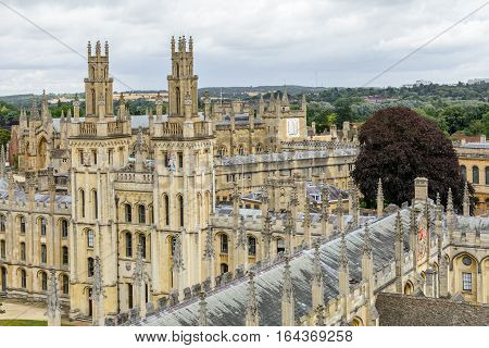 Oxford, United Kingdom - August 21, All Souls College, Oxford University On August 21, 2016 In Oxfor