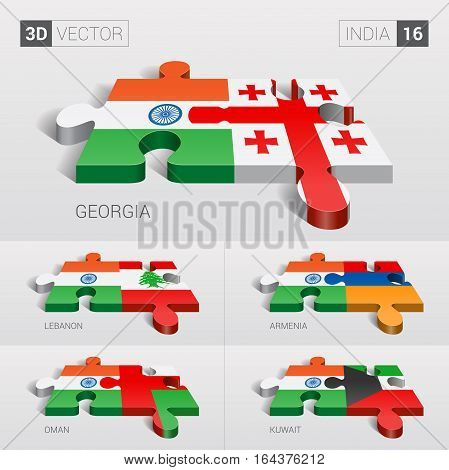 India puzzle part joint with Georgia, Lebanon, Armenia, Oman, Kuwait.