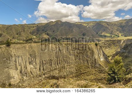 Valley And Andes Range Mountains Latacunga Ecuador