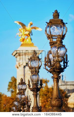 Alexandre Iii Bridge In Paris, France
