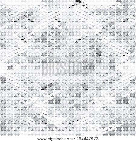 Abstract gray seamless pattern. Intricate geometric background. Grayscale pattern for website design. Vector