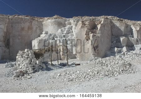 View of the old quarry of Toconao