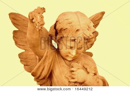 Escultura no cemitério Punta Arenas. Chile