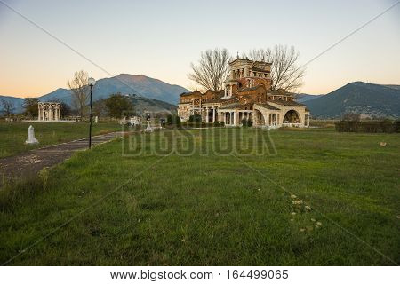 Church At Ancient Mantineia, Arcadia, Peloponnese, Greece