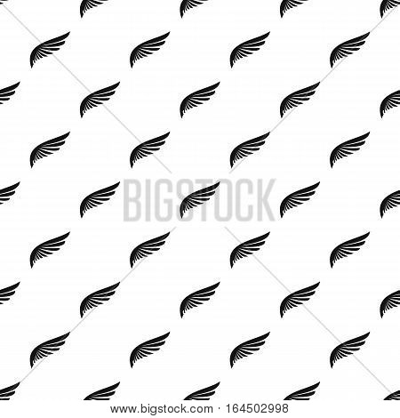 Fluffy wing pattern. Simple illustration of fluffy wing vector pattern for web