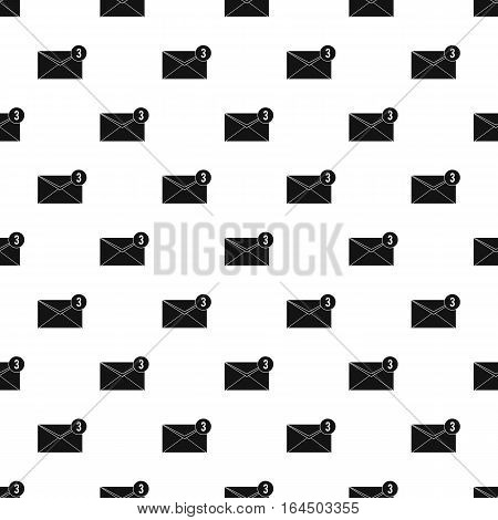 Three new e-mail pattern. Simple illustration of three new e-mail vector pattern for web