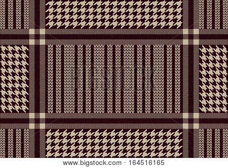 Simple checkered vector pattern with geometric motifs.