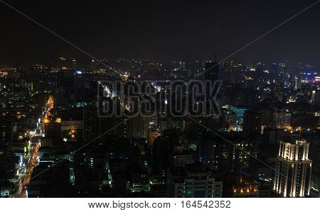 Aerial view of Kaohsiung City special municipality in the Republic of China on Taiwan Asia