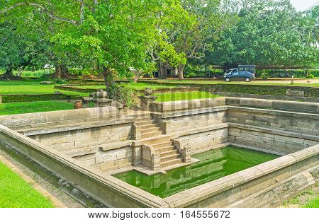 The Stone Pool Of Jetavana