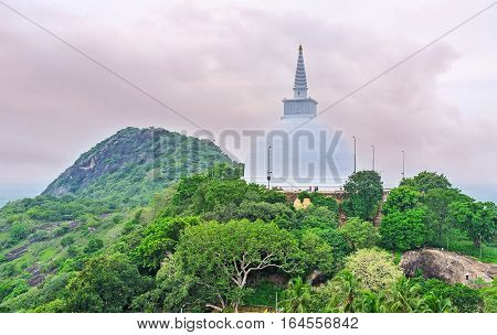 Stupa Among The Greenery