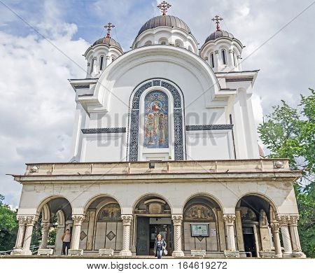 Bucharest, Romania - May 15, 2016. The Monastary Casin