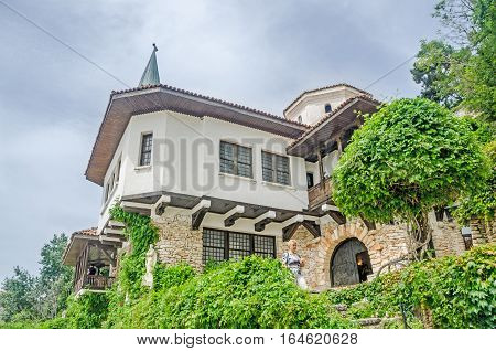 Balchik, Bulgaria - June 19, 2016. The Balchik Palace (castle) Of Romanian Queen Marie, Botanic Gard