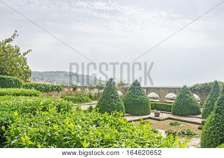 Balchik, Bulgaria - June 19, 2016. The Balchik Botanical Garden Of Romanian Queen Marie, Botanic Gar