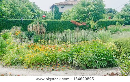Balchik, Bulgaria - June 19, 2016. The Balchik Botanical Garden Of Romanian Queen Marie, Botanic Gar