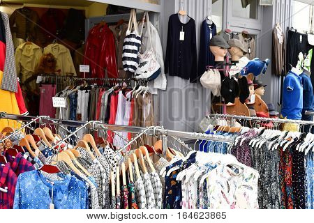 La Flotte France - september 27 2016 : cloth store