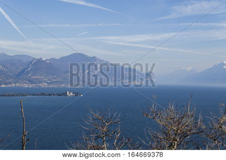 Garda lake from Rocca di Manerba - Lombardy - Italy