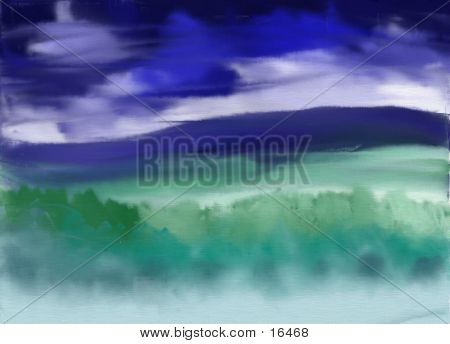 Paisaje de Blue Mountain