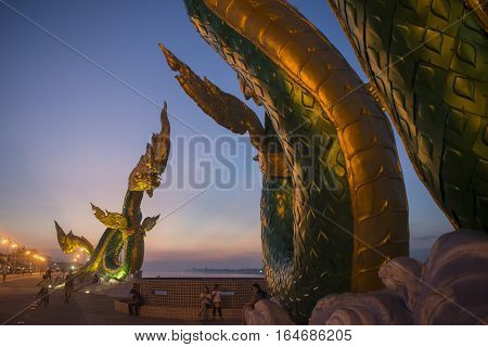 Thailand Isan Nong Khai Mekong Phayanak