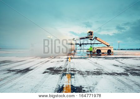 Deicing Of The Airplane