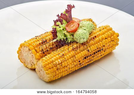 Grilled Corn On The Cob.