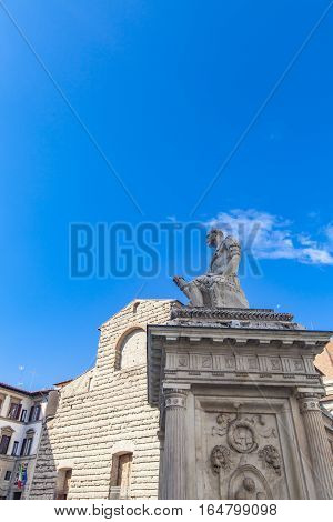 Monument Of Giovanni Delle Bande Nere In Florence