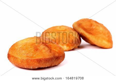 Three peremeches isolated over clear white background