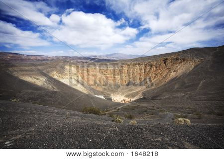 Kráter a Death Valley