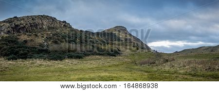 Arthur's sear. An extinct volcano overlooking Edinburgh