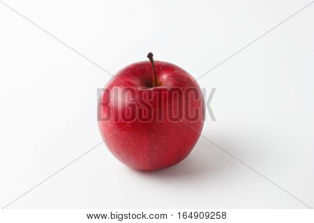 Fresh red apple isolated on white. With clipping path