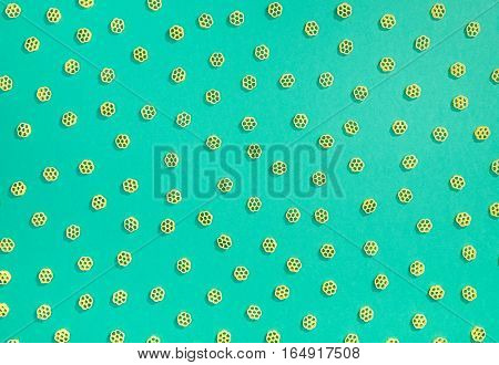 Rotelle Pasta Flat Lay Pattern
