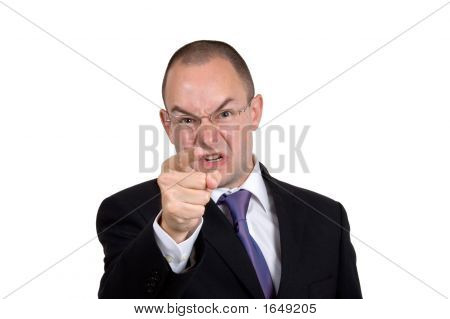 Rozzlobený podnikatel