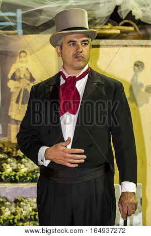 QUARTU S.E., ITALY - September 20, 2015: So dressed in Quartu - parade of costumes and period clothing - Sardinia