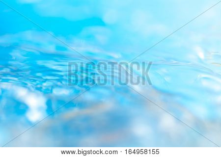 Abstract Macro Of Moving Waves On Luquid